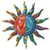 1pc, Creative Metal Sun Wall Decor,