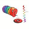 Foldable Rainbow Spiral Windmill Wind Spinner
