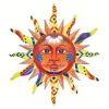 3D Metal Sun Wall Hanging Art Decor!