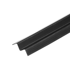 Chain Link Fence Privacy Slats Single-Wall  Bottom Lock Black
