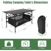 Lightweight Folding Camping Table with Carry Bag