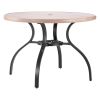 VEVOR Outdoor Patio Dining Table, 41 inch Round