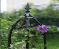6.2ft Garden Obelisk Trellis, Black
