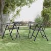 Garden Table Anthracite Expanded metal mesh Large Durable