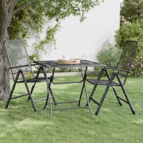 Garden Table Anthracite Expanded metal mesh Large Durable