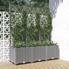Garden Planter Light grey Polypropylene