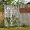 4 Pack Cream White Metal Garden Trellis