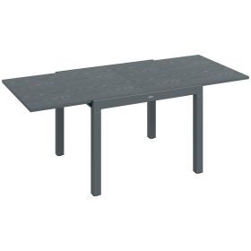 Outsunny Extendable Outdoor Dining Table 6-8 people
