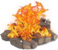 Gas Fireplace Logs,10pcs Small Artificial