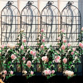 Black 4 Pack Metal Garden Trellis