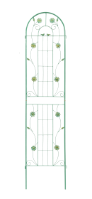 2 Pack Metal Garden Trellis Green