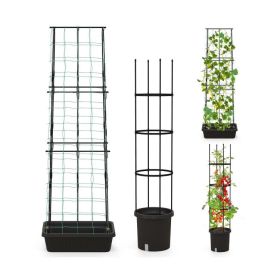 2 Pack Garden Planters with Trellis