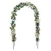 Metal Garden Arch Trellis; Adjustable Arbor Trellis
