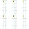 VEVOR Tomato Cages, 6 Packs Square