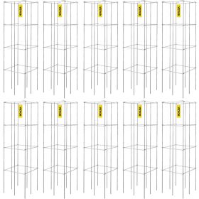 VEVOR Tomato Cages,  10 Packs Square Plant Support Cages