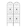 2 Pack Metal Garden Trellis