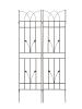 2 Pack Metal Garden Trellis Brown