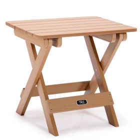 TALE Folding Adirondack Side Table – All-Weather Square Outdoor Table