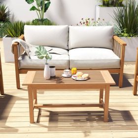 36" Rectangular Patio Coffee Table