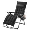 VEVOR Zero Gravity Chair 26" Recliner Lounge Chair