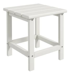 White Adirondack Side Table