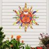 3D Metal Sun Wall Hanging Art Decor!