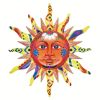 3D Metal Sun Wall Hanging Art Decor!