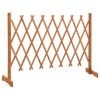 Garden Trellis Fence Orange  Solid Firwood