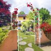 Metal Garden Arch Assemble Freely with 8 Styles Garden Arbor Trellis