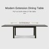 Large Extendable Patio Dining Table