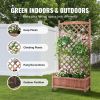 VEVOR 2PCS Raised Garden Bed with Trellis, with Drainage Holes