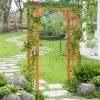 Outsunny 85" Wooden Garden Arbor