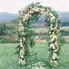 Metal Garden Arch Trellis; Adjustable Arbor Trellis