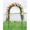 Metal Garden Arch Trellis; Adjustable Arbor Trellis