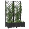Garden Planter Black Polypropylene Medium Planters