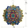 1pc 3D Hanging Mandala Wind Spinner 360° Rotation