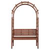 Wooden Arch with Bench for 2 People