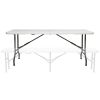 Outdoor Courtyard Foldable Long Table