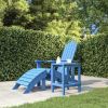 Patio Adirondack Table Aqua Blue