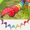 Foldable Rainbow Spiral Windmill Wind Spinner