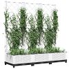 Garden Planter White Polypropylene
