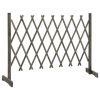 Garden Trellis Fence Gray