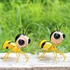 2pcs/set, Metal Bee Decorations