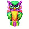 1pc Metal Owl Wall Decor, Outside Garden Decoration