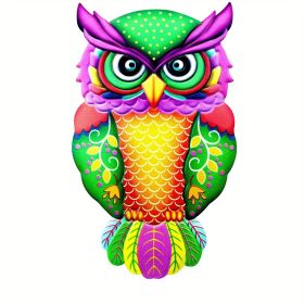 1pc Metal Owl Wall Decor, Outside Garden Decoration (Style: Model D)