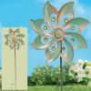 1pc Wind Spinner With Garden Stake
