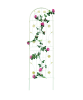 2 Pack Metal Garden Trellis Cream White