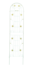 4 Pack Metal Garden Trellis Cream White (Color: as Pic)
