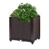 Raised Garden Bed Plant Growth Box with Self-watering System Elevated