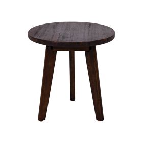 Side Table Coffee Table for Patio and Garden (Type: Side Table, Color: Dark Brown)